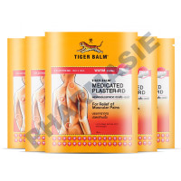 Tiger Balm Medical Plaster-RD Patch Chaud Grand - Rouge (WARM) Verte (COOL) - 10x14cm